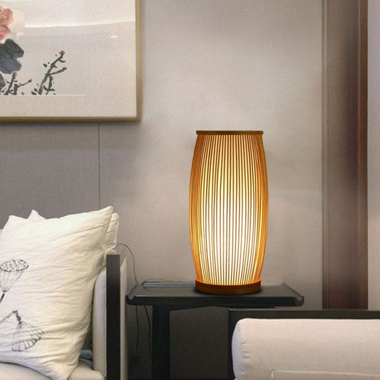 BambooGlow - Bamboo Table Lamp Night Light