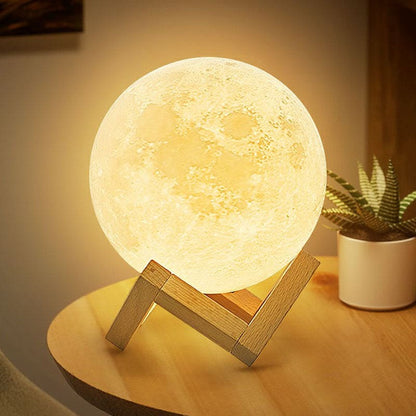 MoonLuxe - Plastic Moon Ball Table Lamp