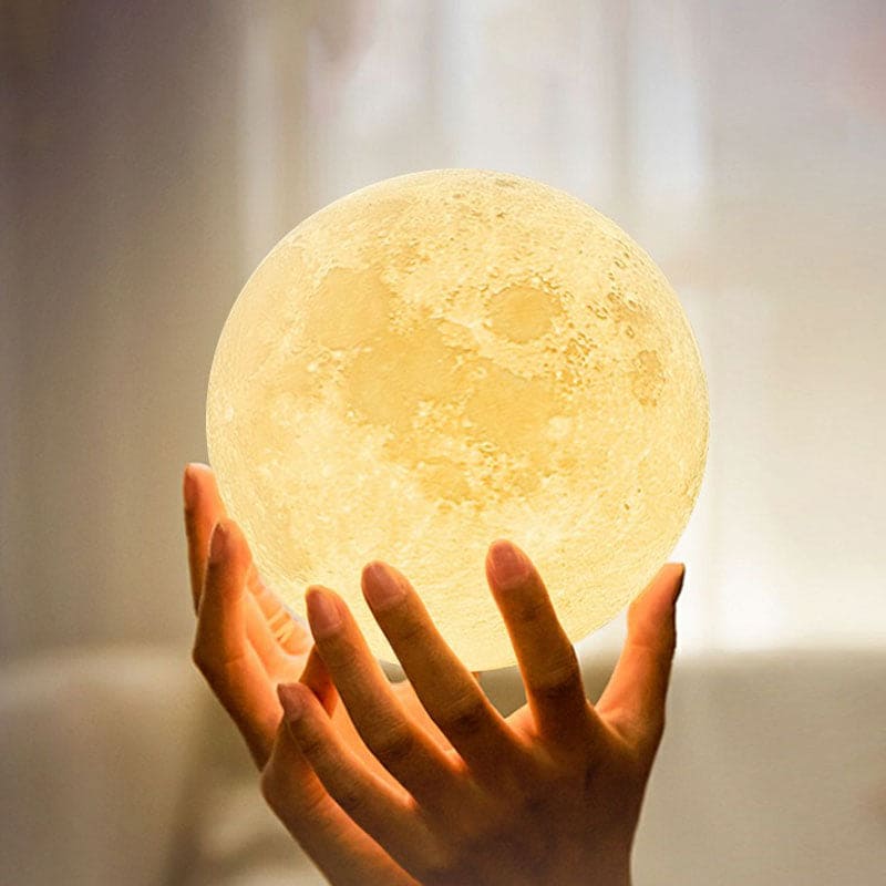 MoonLuxe - Plastic Moon Ball Table Lamp