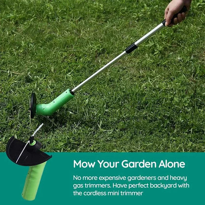 Cordless Mini Grass Trimmer for Perfect Gardens