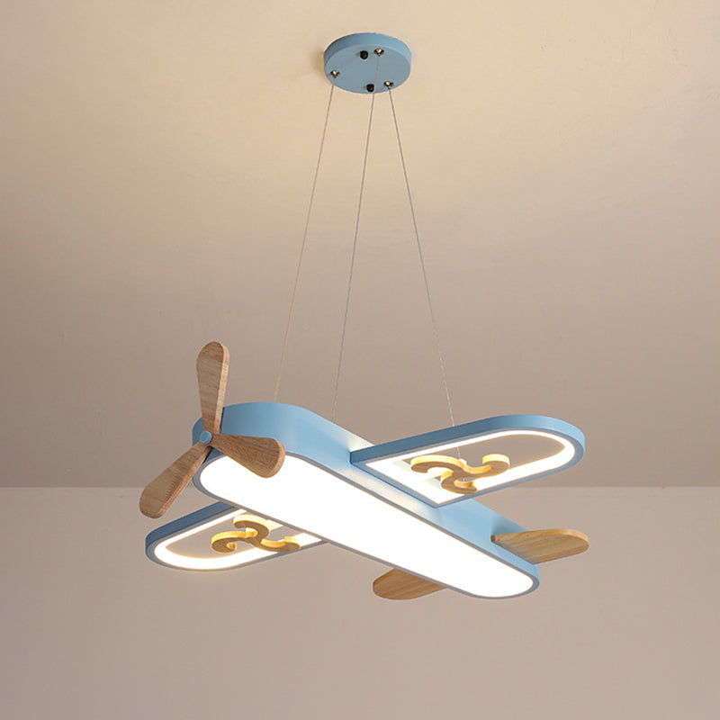 Vliegtuigvormige LED Hanglamp voor de Kinderkamer