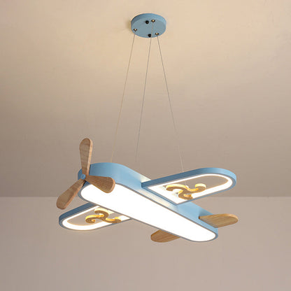 Vliegtuigvormige LED Hanglamp voor de Kinderkamer