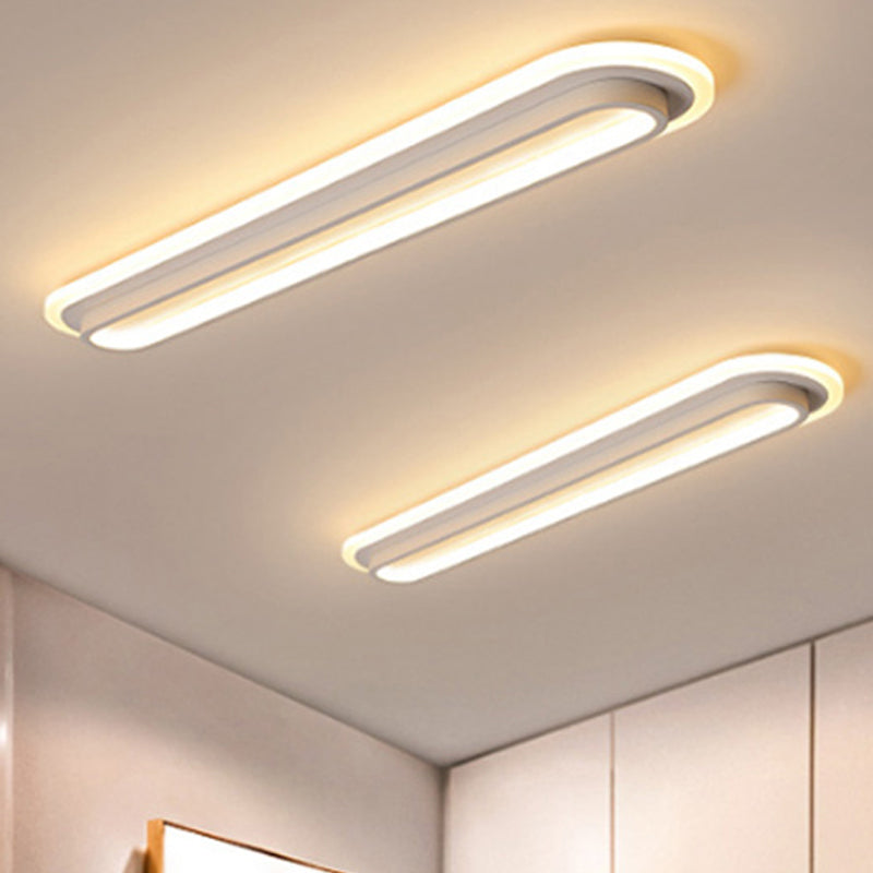 Ovale LED Plafondlamp – Elegantie Ontmoet Efficiëntie