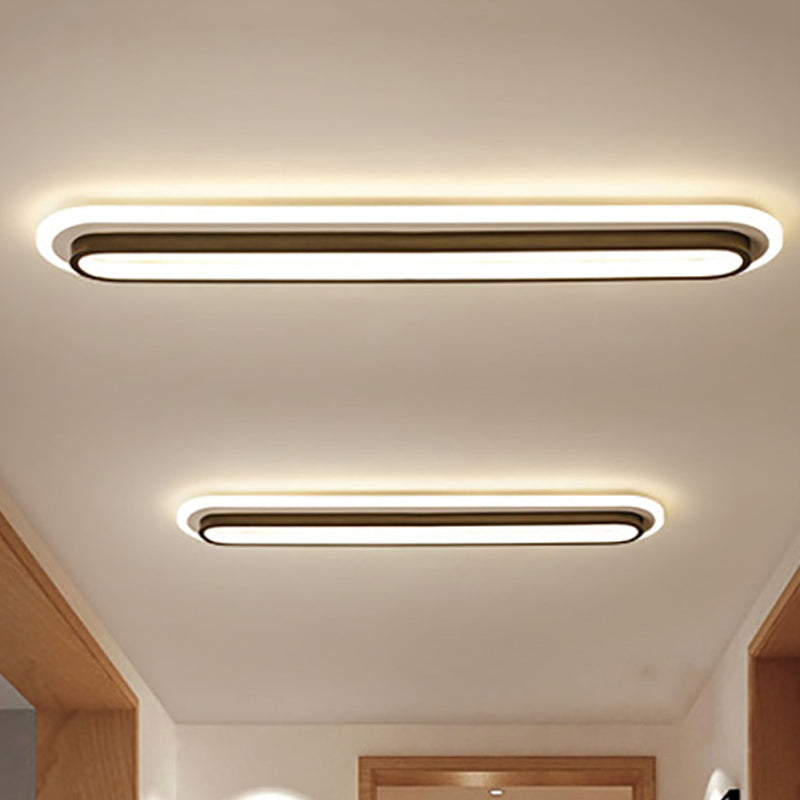 Oval LED Ceiling Lamp – Elegance Meets Efficiency 