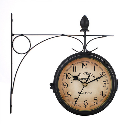 EuroElegance Double Sided Wall Clock