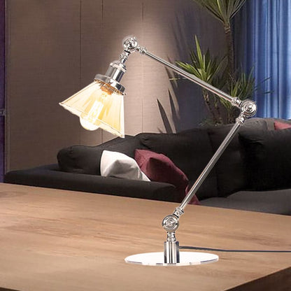 LumiClear - Kegele Clear Glass Table Lamp Elegabel 