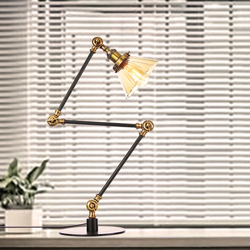 LumiClear - Kegele Clear Glass Table Lamp Elegabel 