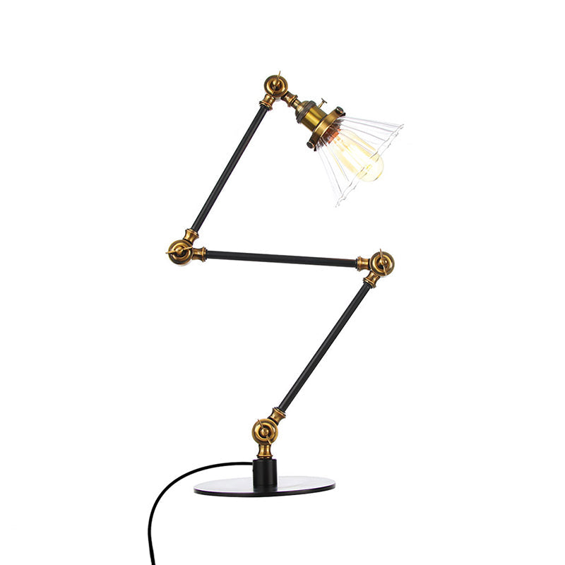 LumiClear - Kegele Clear Glass Table Lamp Elegabel 