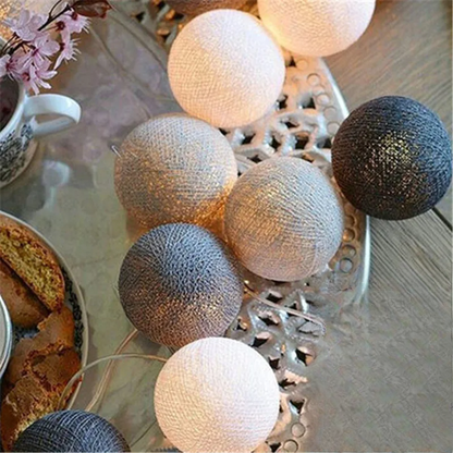 Globo - LED Cotton Wire Lanterns 