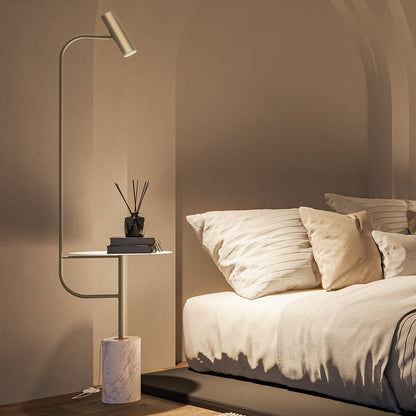 LumiMarble - Vloerlamp met Warm Licht