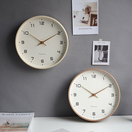 Wooden Wall Clock "Scandinavian Simplicity"