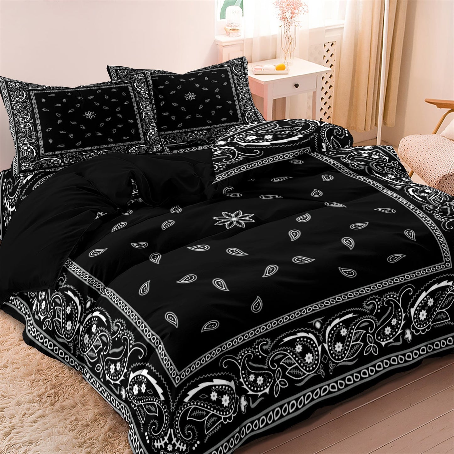 Bloemrijk - Paisley Mandala Beddengoedset