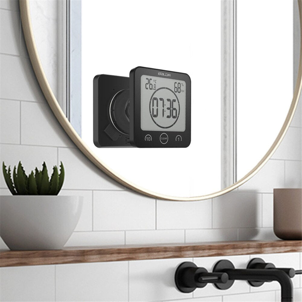 Waterproof Bathroom Clock for the Shower