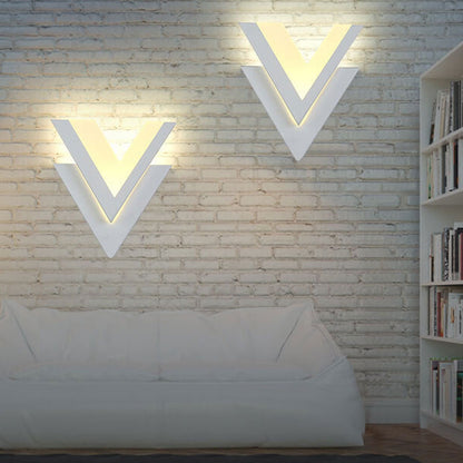 LumiLED - Minimalist Creative V-Shaped LED Wall Lamp