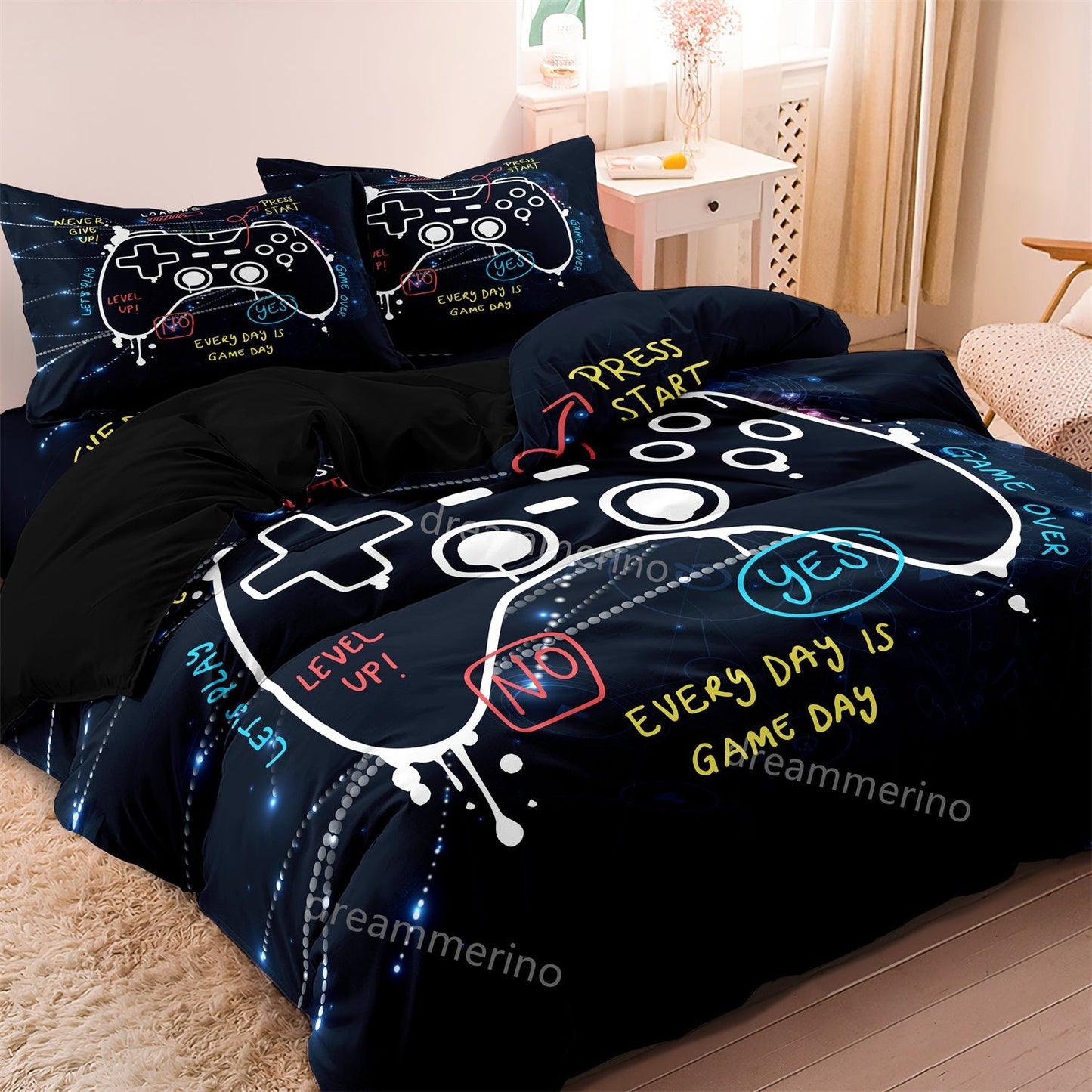 GamingGlow - Children's duvet set Game controller