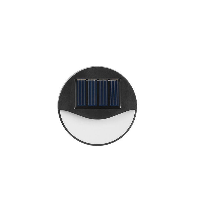 Round Square Waterproof Solar Outdoor Patio Step Light 