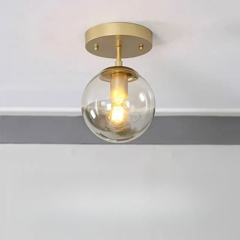 LuminousSphere - Modern Glass Ceiling Lamp