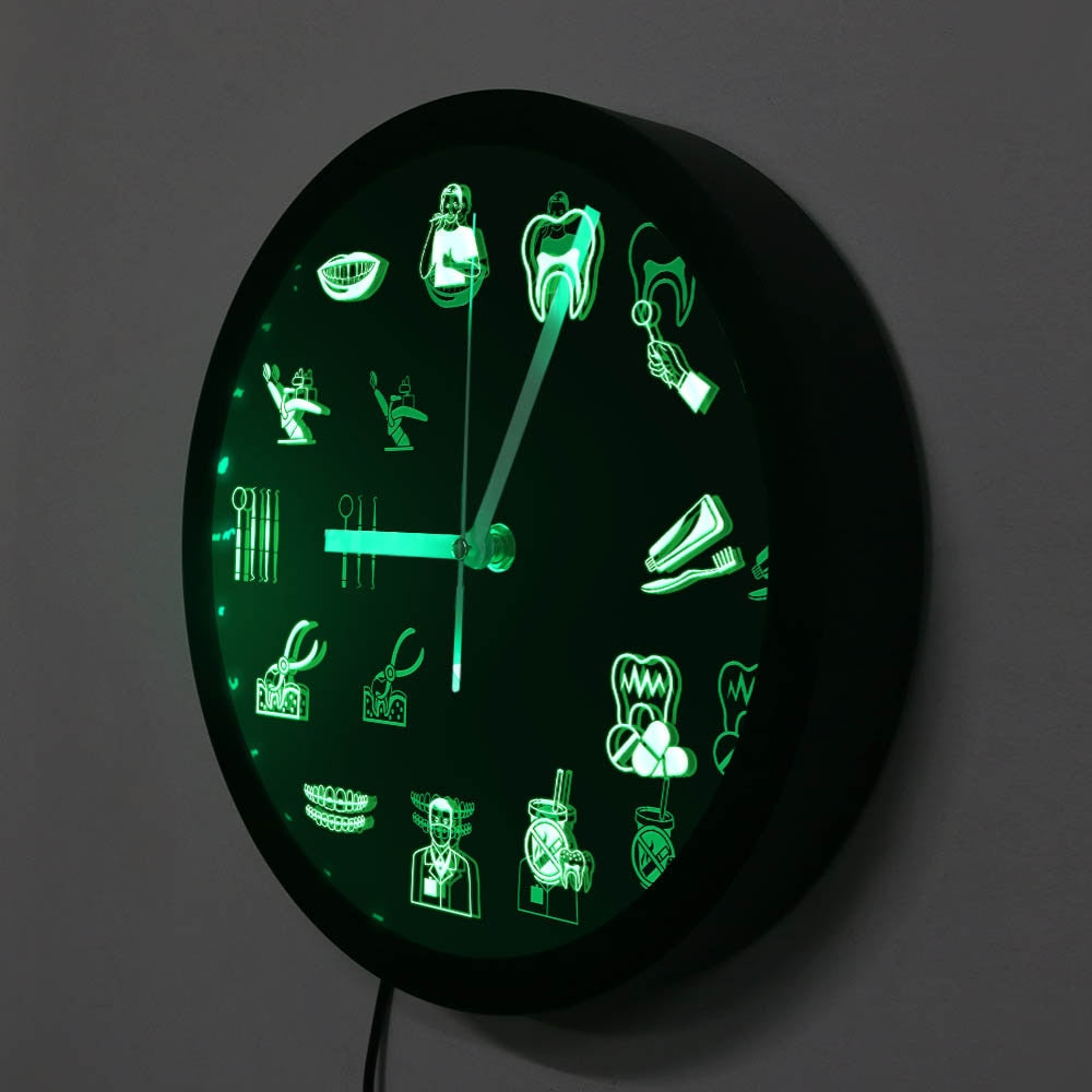 DentistTime - LED Wall Clock for Dental Practices