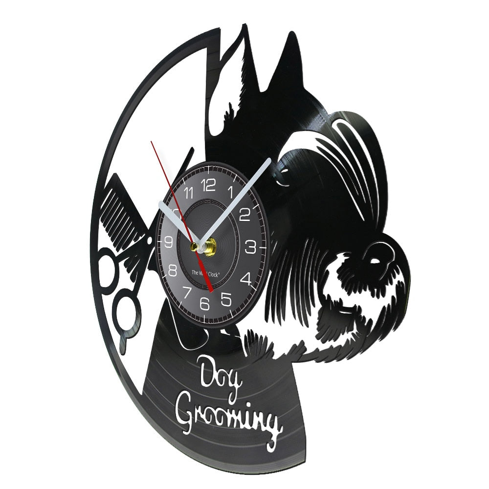 DoggyStyle - Vinyl Wall Clock for Dog Lovers 