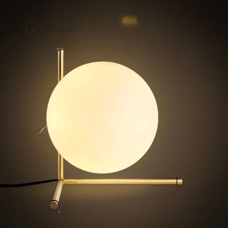 SimplicityShine - Glass Lamp with Elegant Finish