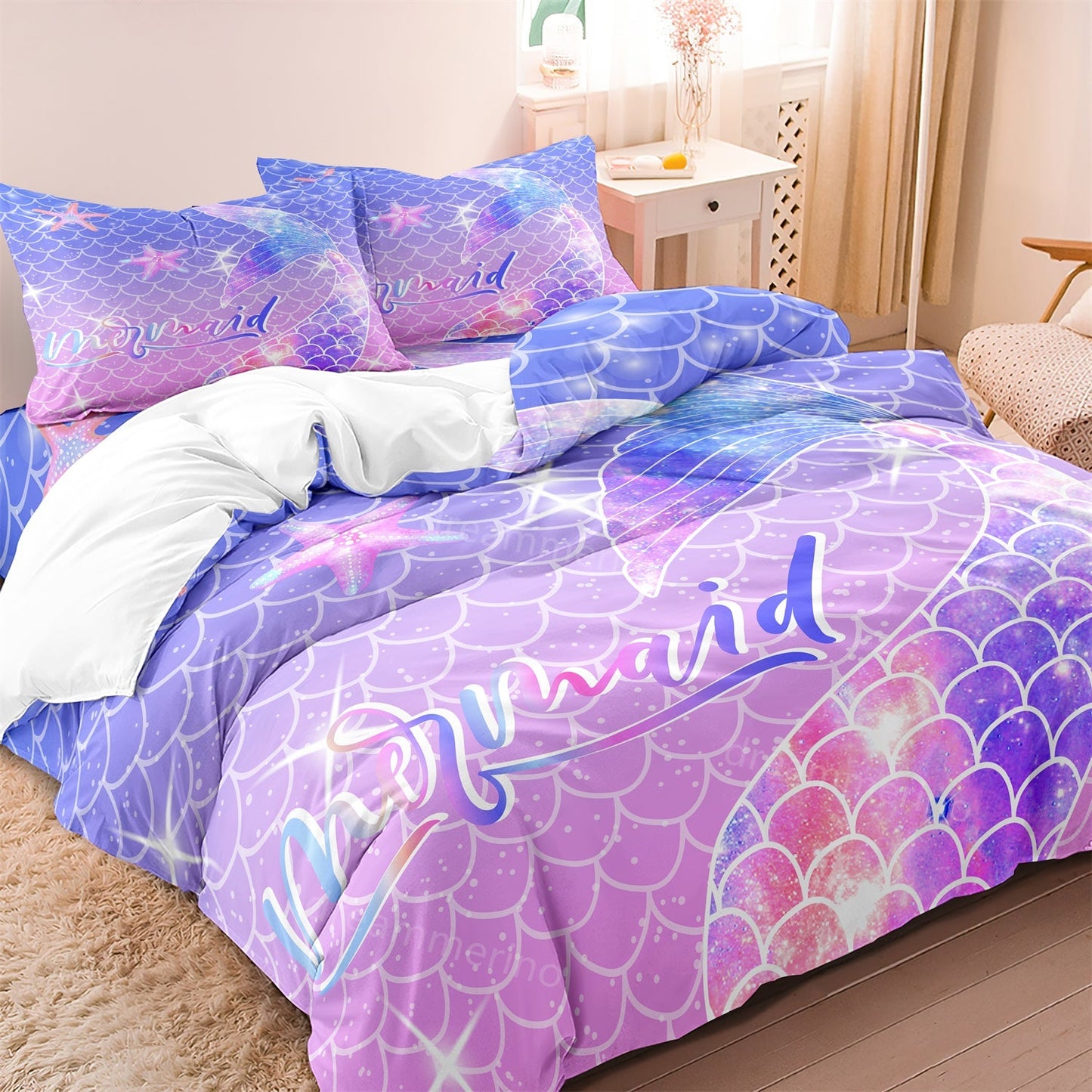 OceanDream - Children's Duvet Mermaid Ocean Life