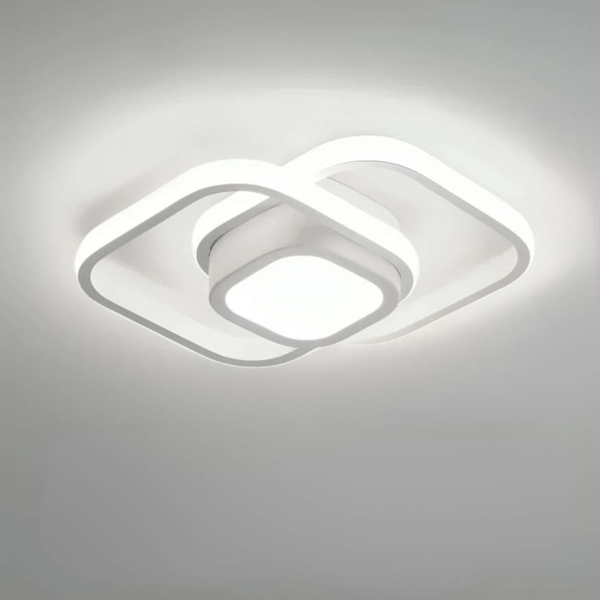 Moderne LED Plafondlamp - 2 Ringen