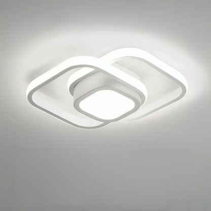 Modern LED Ceiling Lamp - 2 Rings