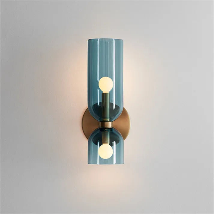 Double Layer Glass Wall Lamp - Elegant Lighting for Your Space