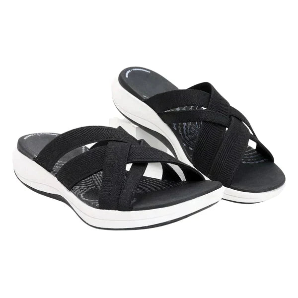 Echo - Airy summer sandals shock absorbing foam footbed