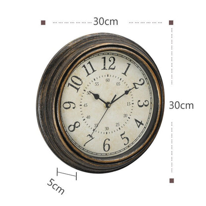 TimeWoods - Vintage Houten Wandklok