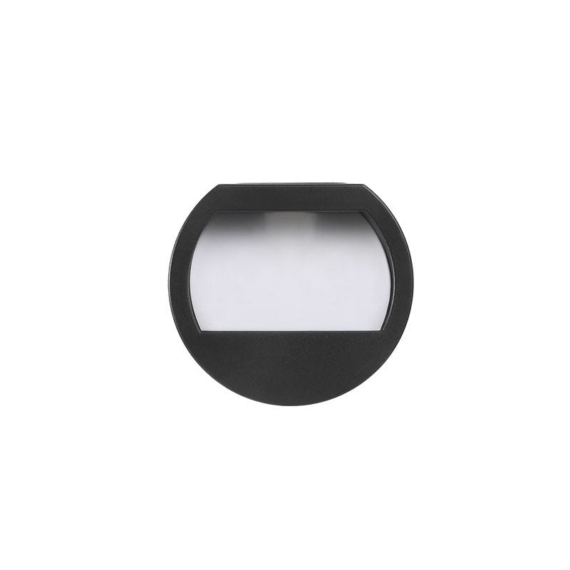 Round Square Waterproof Solar Outdoor Patio Step Light 