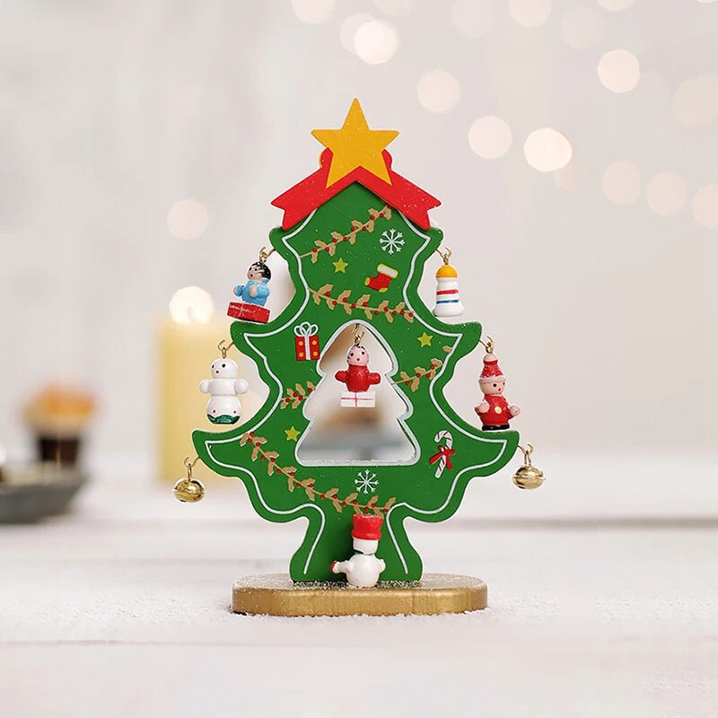 SapinElegant - Wooden Christmas Decoration for Desk