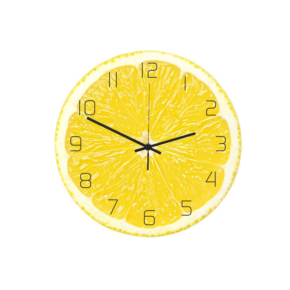 TimeFruit - Fresh Wall Clock with Fruit Design