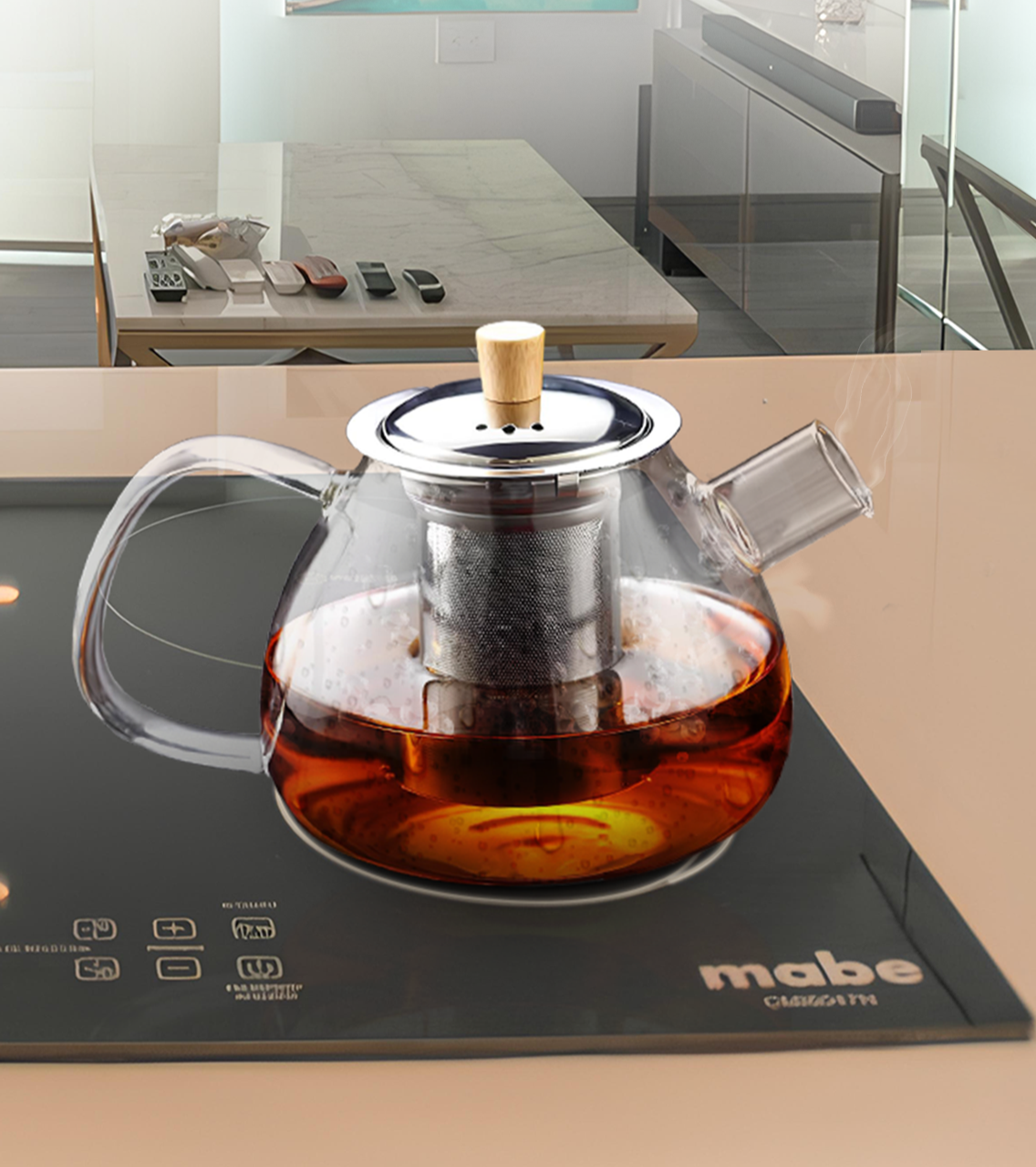 TeaFusion - Elegant Teapot with Filter