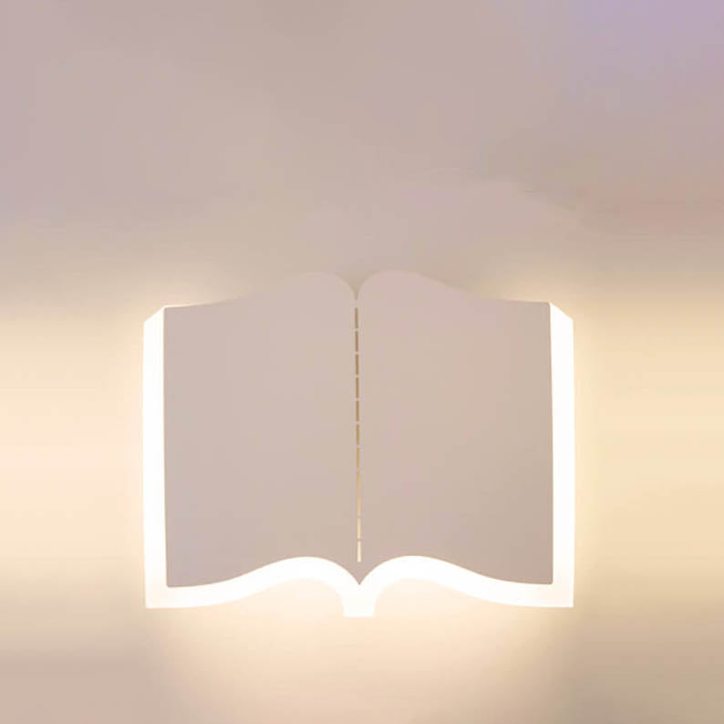 LichtHaus - Modern book-shaped LED wall lamp made of iron 