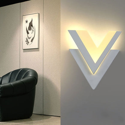 LumiLED - Minimalist Creative V-Shaped LED Wall Lamp