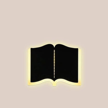 LichtHaus - Modern book-shaped LED wall lamp made of iron 