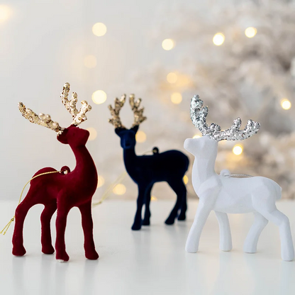 GlitterDeer - Glittering Deer Ornament 