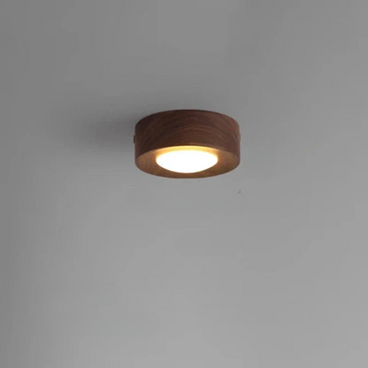 WoodBeam - LED Ceiling Lamp in Walnut