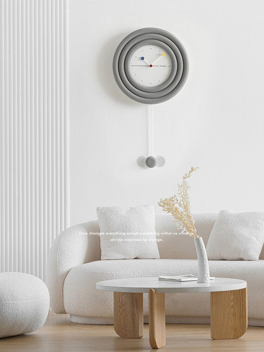 NordicTime - Stylish pendulum wall clock