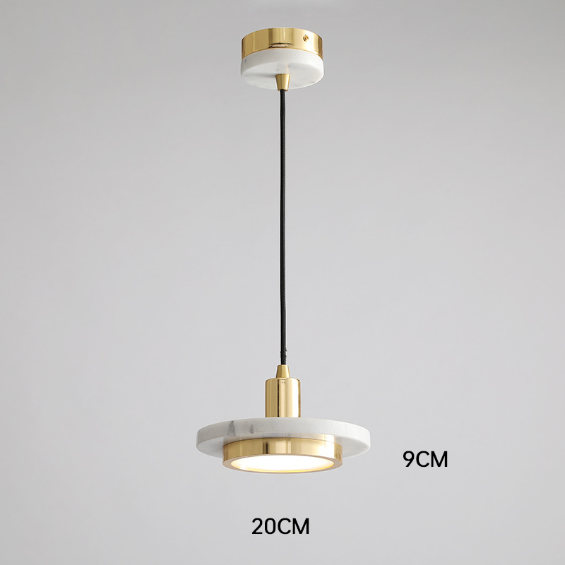 Sleek – Modern Marble Pendant Lamp 