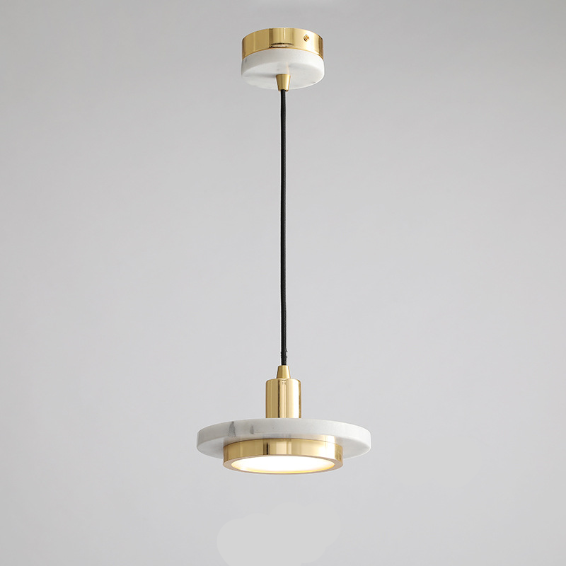 Sleek – Modern Marble Pendant Lamp 