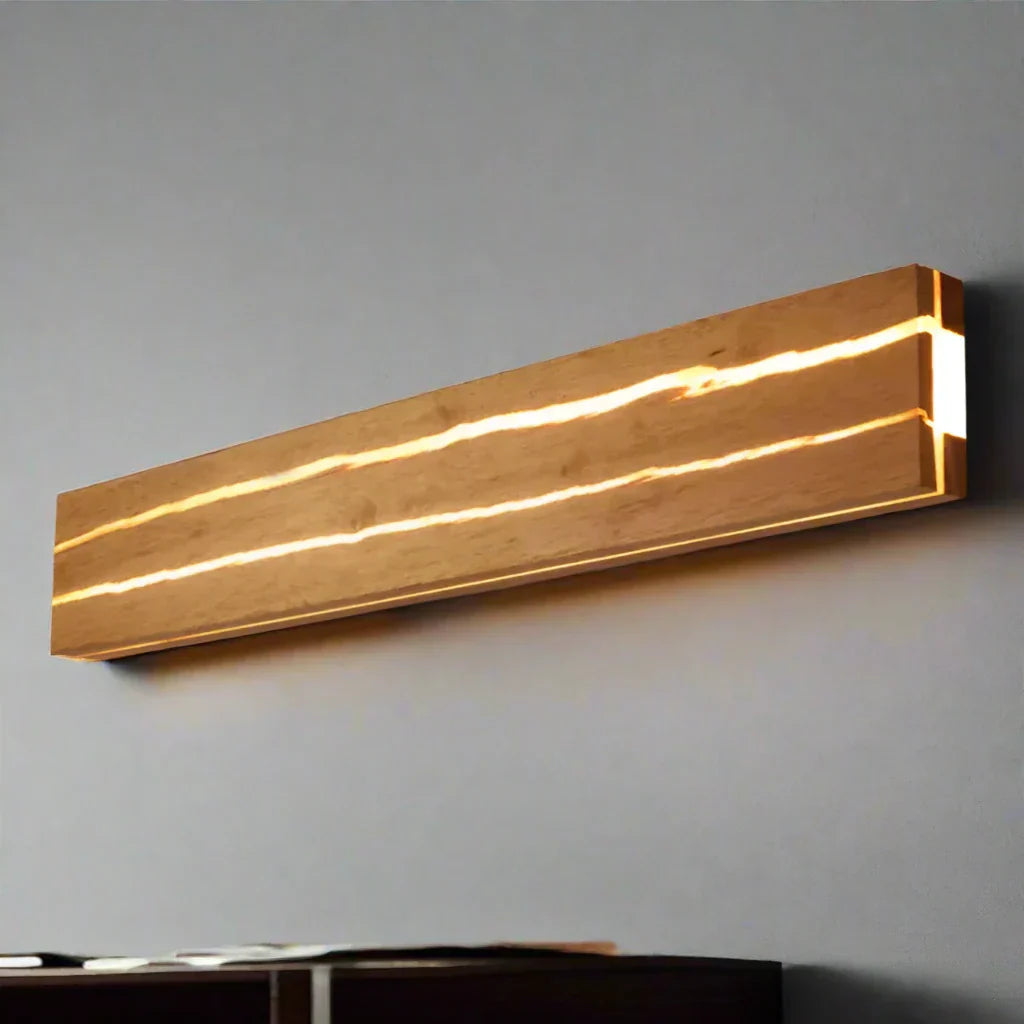 CrackWood - Modern wall lamp 