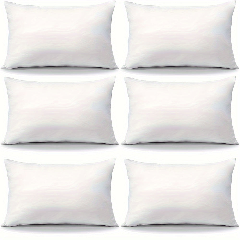 DouceurCoussin - 6 Witte Kussens voor Duurzaam Comfort