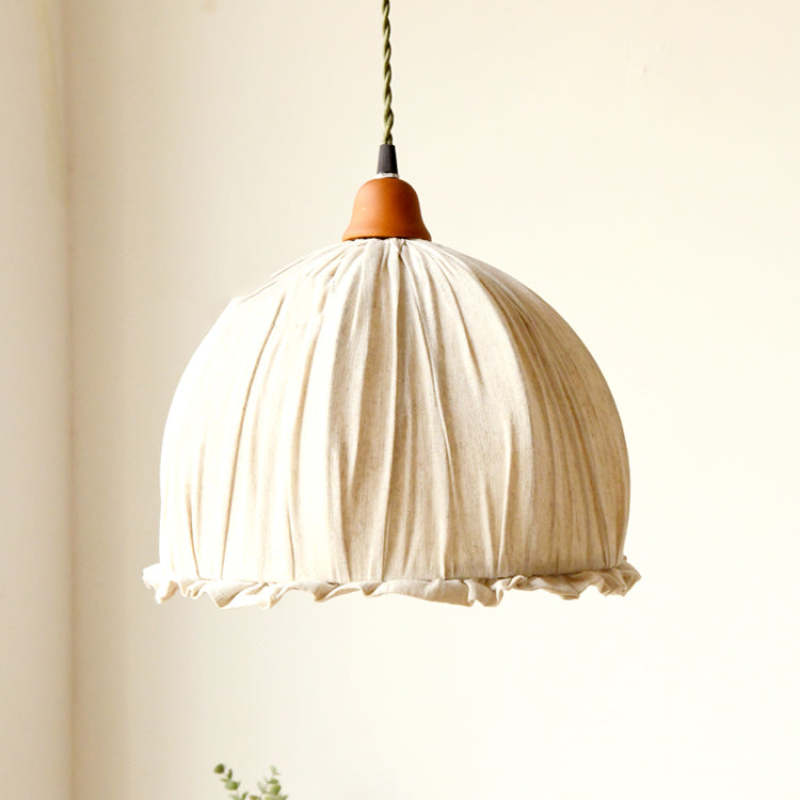 LuxeEco – Scandinavische Hanglamp van Stof