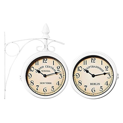 Elegant Round Wall Clock | Stijlvolle en Tijdloze Wanduuroplossing