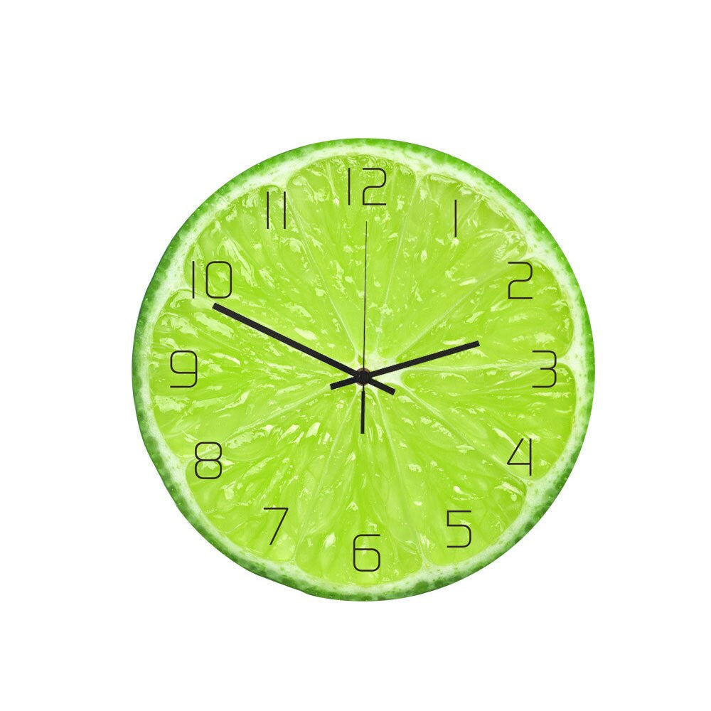 TimeFruit - Fresh Wall Clock with Fruit Design