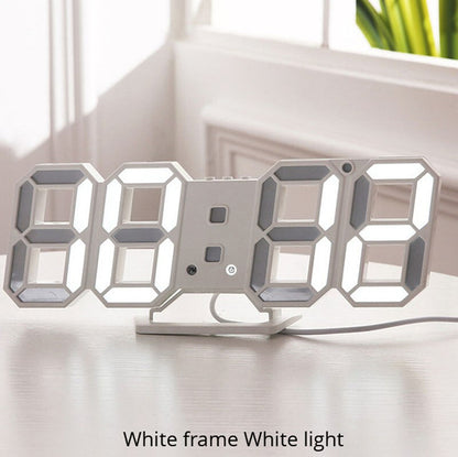 GloTime - LED Digitale Multifunctionele Wandklok