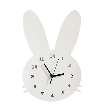 GlowBunny - Cute Norwegian Rabbit Wall Clock 