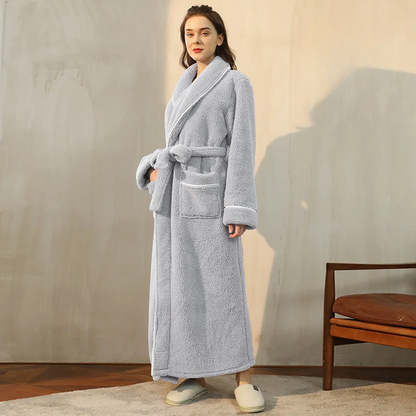 FleeceComfort – Flannel winter bathrobe 